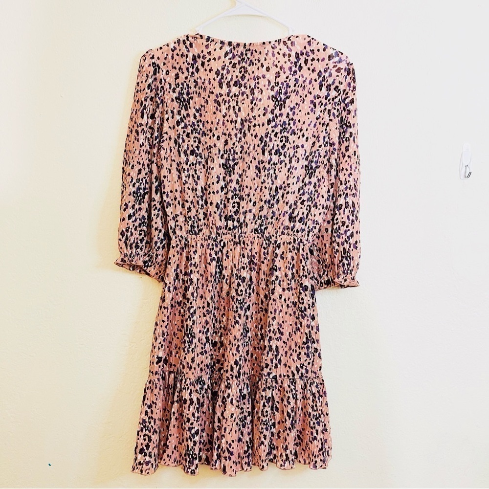 Lulus Parkside Mauve Multi-Print Mini Dress Women Size XS Pink/Purple - Picture 4 of 12